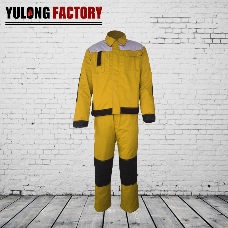 機(jī)械建筑工程工作服套裝工人阻燃防水勞